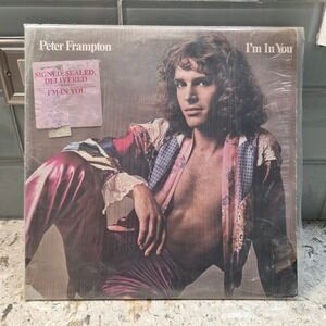 Vintage Peter Frampton I'm In You Vinyl 1977 A&M Records Original Hype Sticker